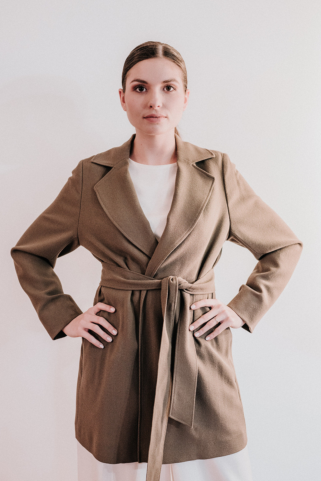 Signature Long Blazer Woolcrépe
