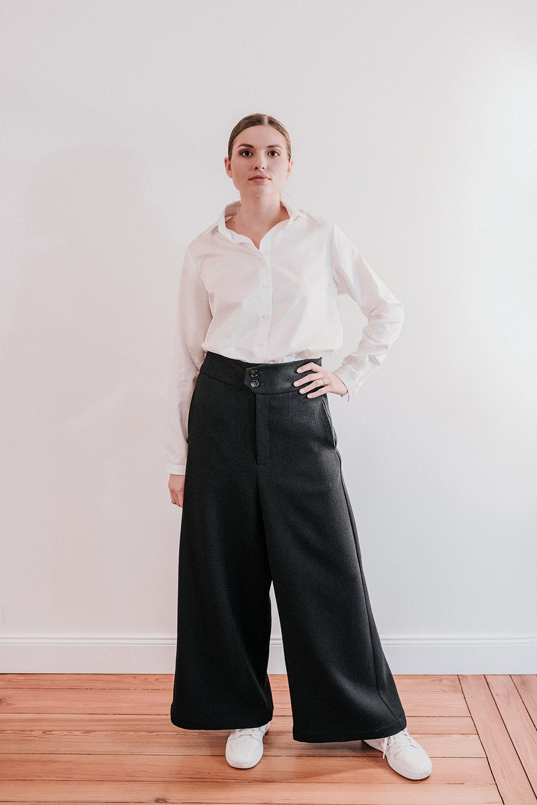 Solid Pants Woolcrèpe