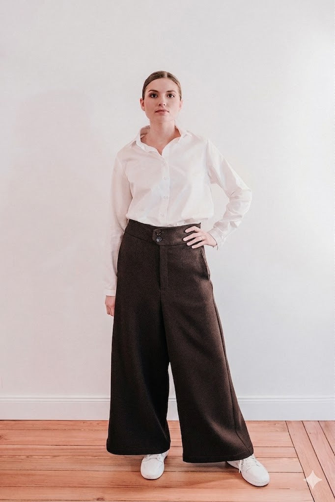 Solid Pants Woolcrèpe
