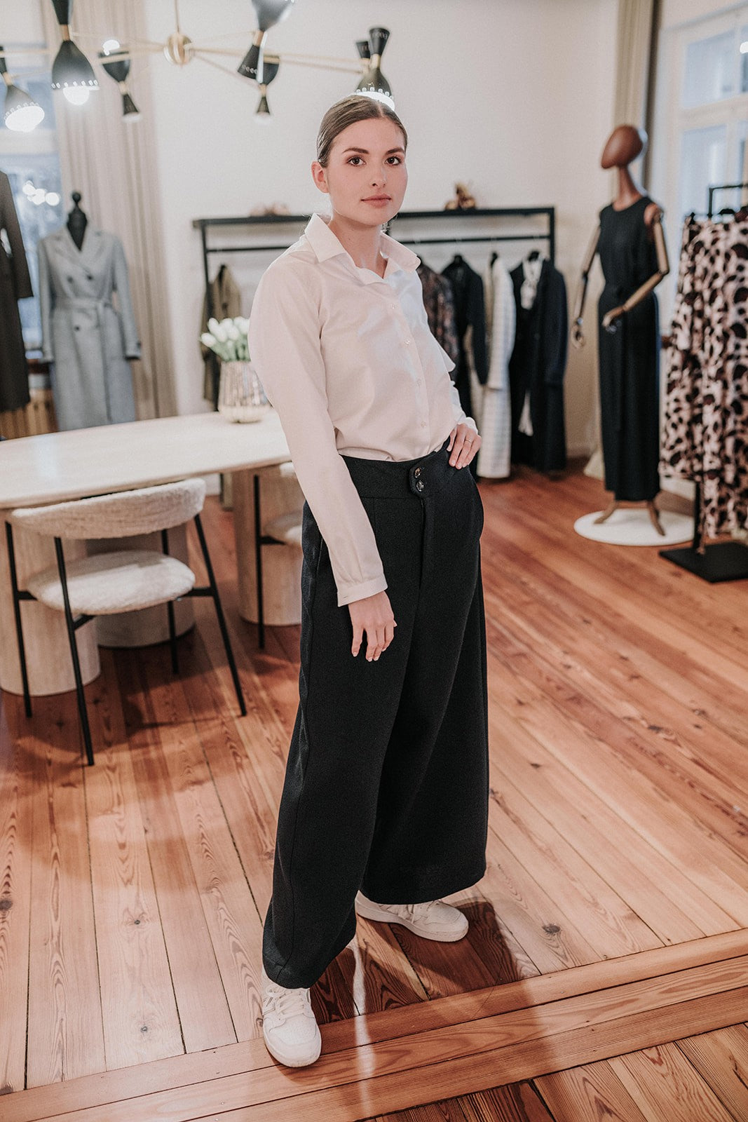 Solid Pants Woolcrèpe