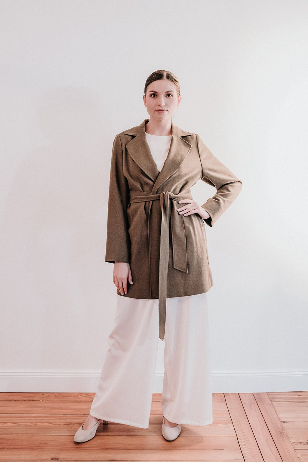 Signature Long Blazer Woolcrépe