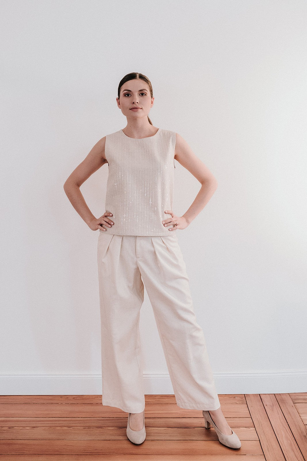Signature Pants Cotton with Silk