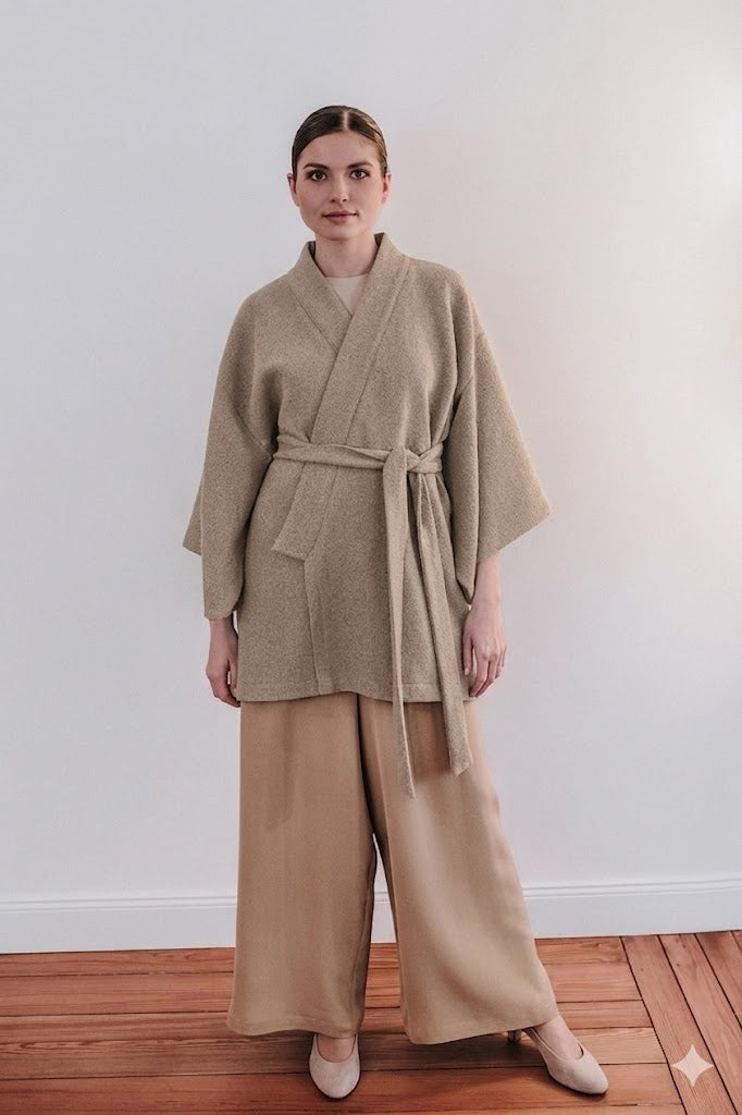 Wrap Jacket Woolcrèpe