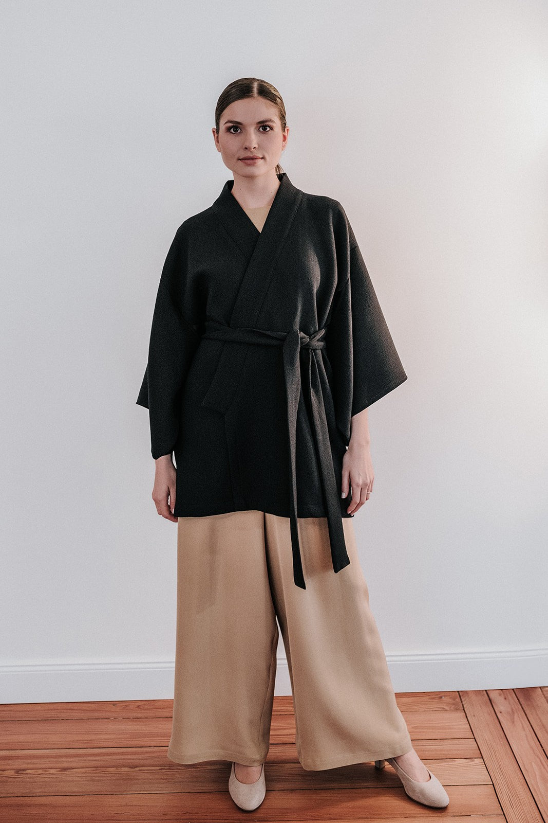 Wrap Jacket Woolcrèpe