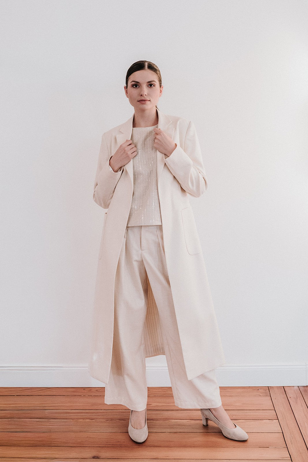 Pure Coat Cotton with Silk