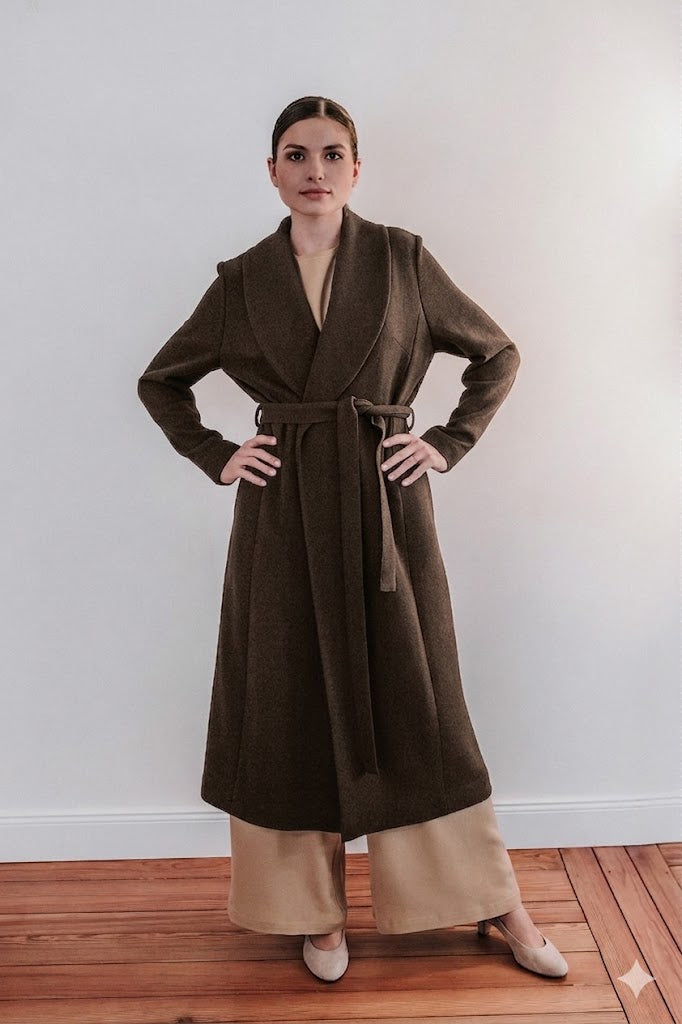 Signature Coat Wollcrépe