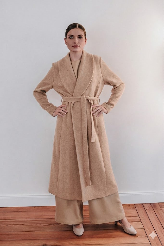 Signature Coat Wollcrépe