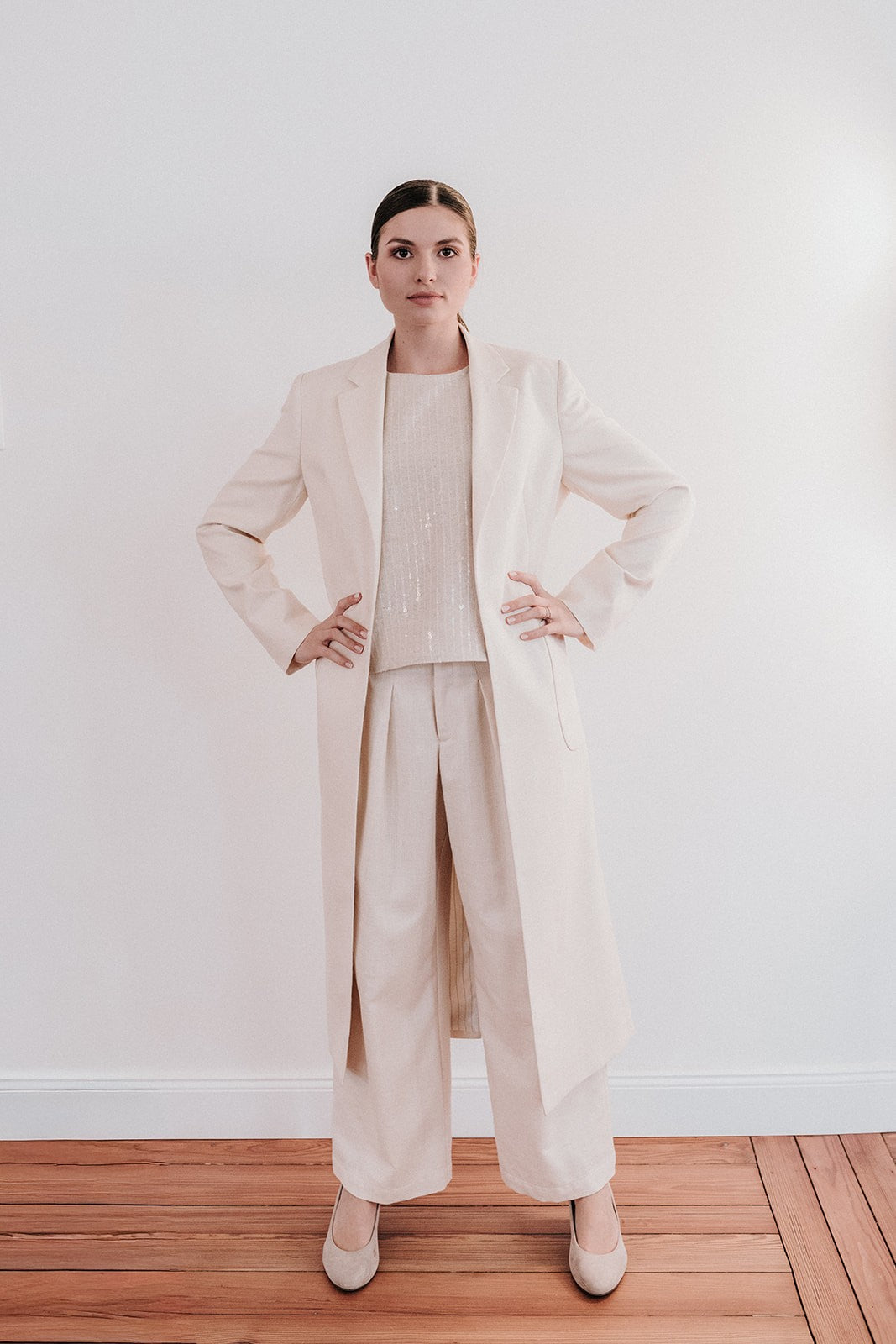 Pure Coat Cotton with Silk