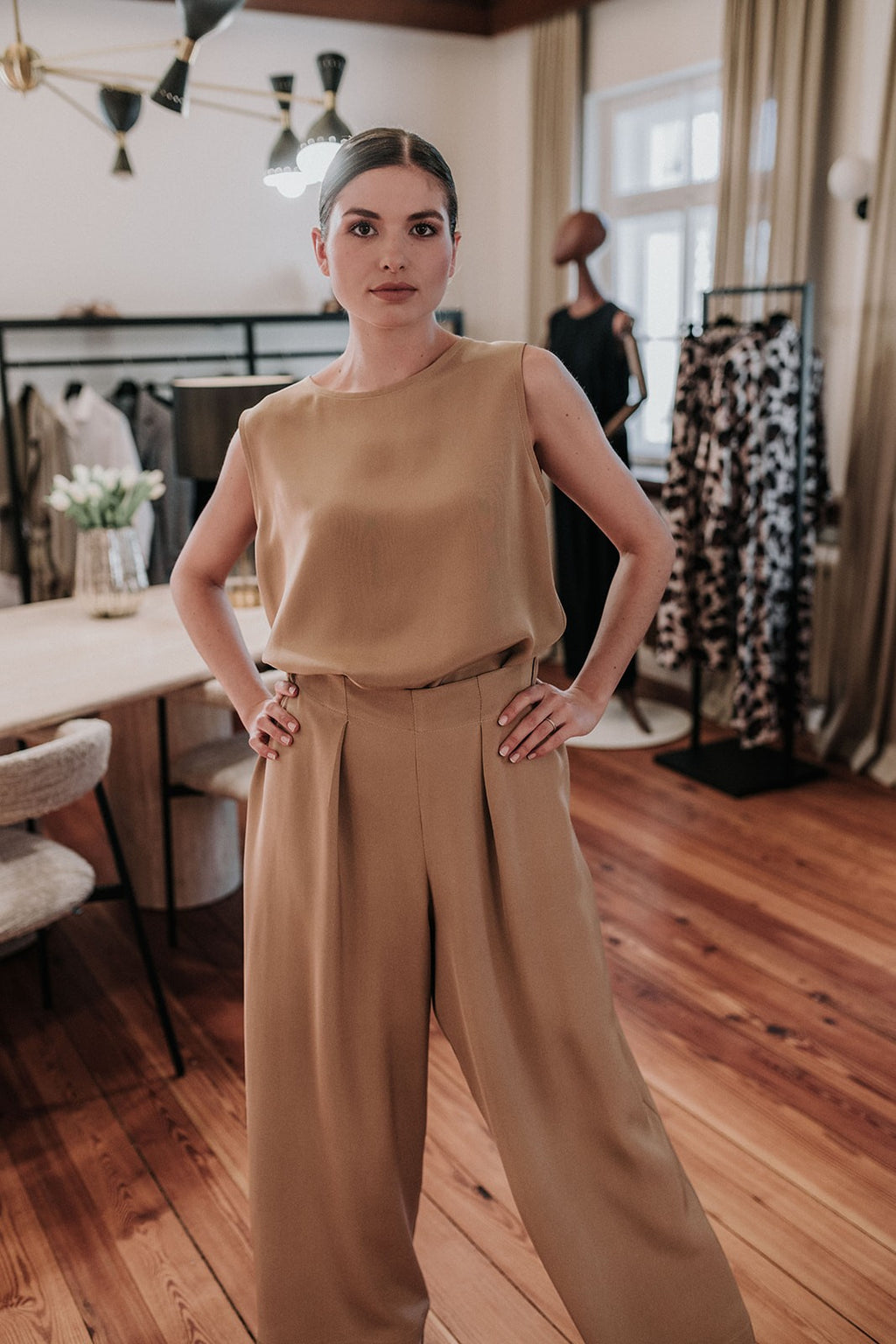 Silhouette Pants Silk