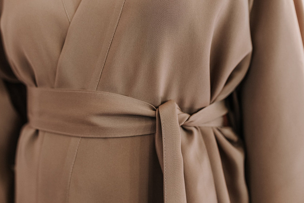Draped Kimono Silk