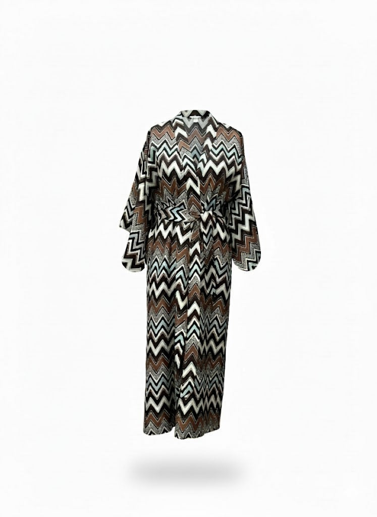 Draped Kimono Silk