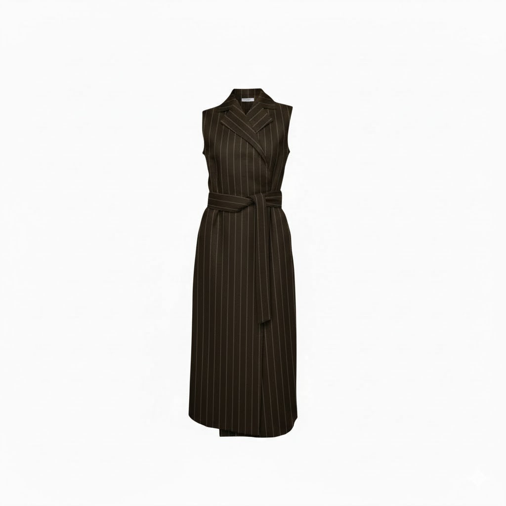Essential Long Vest Stripe