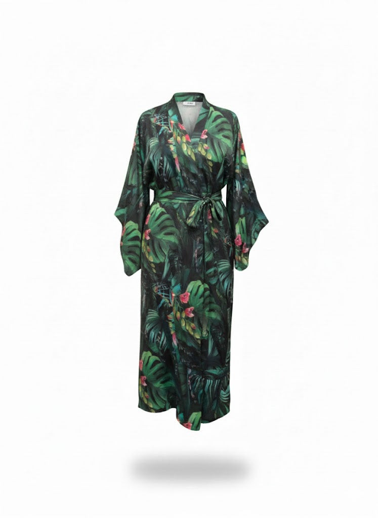 Draped Kimono Silk