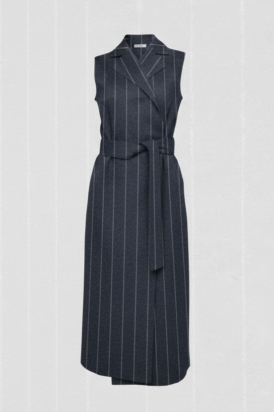 Essential Long Vest Stripe
