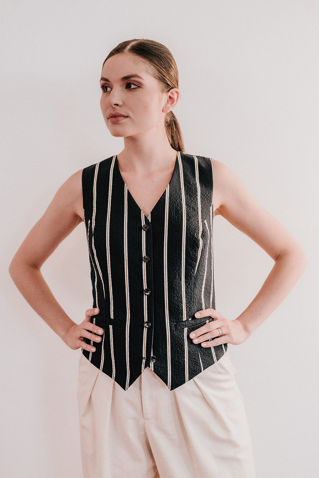 Striped Vest
